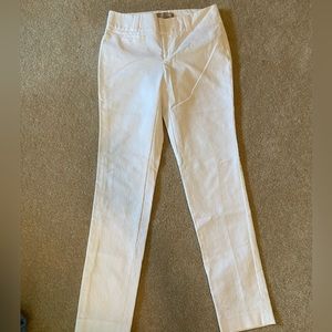 Banana republic NWOT Martin fit white slacks